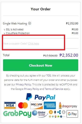 Hostinger Philippines Coupon
