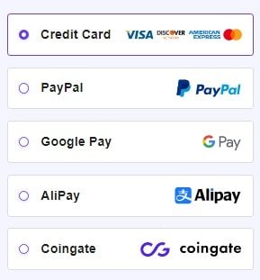 Hostinger Payment methods