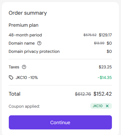 Price After Applying Hostinger Coupon